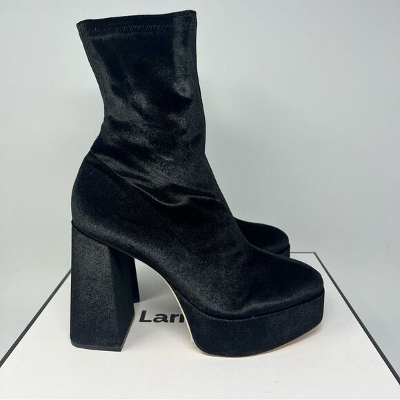 Larroude Dolly Stretch Boot - Picture 3 of 11
